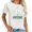 White, variant on Lucky Number 39 Is Awesome Back To School Gifts Fashion Graphic Tee Women's Short Sleeve T-Shirt, Soft and Comfortable Summer Top with Unique Pattern Print