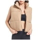 thumbnail image 1 of Chaqueta y abrigos casuales con capucha sin mangas para mujer, de invierno, de moda, de color sólido, sin mangas, blusa para mujer, 1 of 9