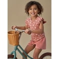 thumbnail image 2 of Modern Moments by Gerber Toddler Girl Organic Wide Leg Short, Sizes 12M-5T, 2 of 10