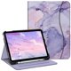 thumbnail image 1 of Funda Fintie para iPad 10ª generación de 10.9 pulgadas (2022), color lila y mármol, 1 of 8