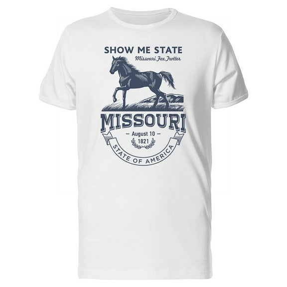 Show Me State Missouri 1821 Tee Men's -Image by Shutterstock