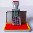 thumbnail image 2 of Wosthever Sello rotatorio digital compacto y portátil solución de sello de fecha sellos suministros de oficina almohadilla de tinta Herramientas de estampado, 2 of 6