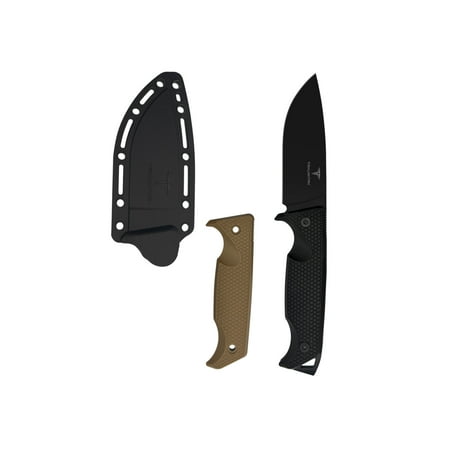 Takumitak Easy Night Fixed Blade Knife 4.25 in Blade 3cr13 Black