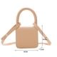 thumbnail image 3 of Bolsos Cruzados Niños PU Mini Messenger Bag Lady Casual Flap Crossbody Bag (Caqui), 3 of 5