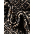 thumbnail image 4 of Unique Loom Chindi Trellis Collection Area Rug - Sand (2' 7" x 10' Runner Black/Natural), 4 of 7