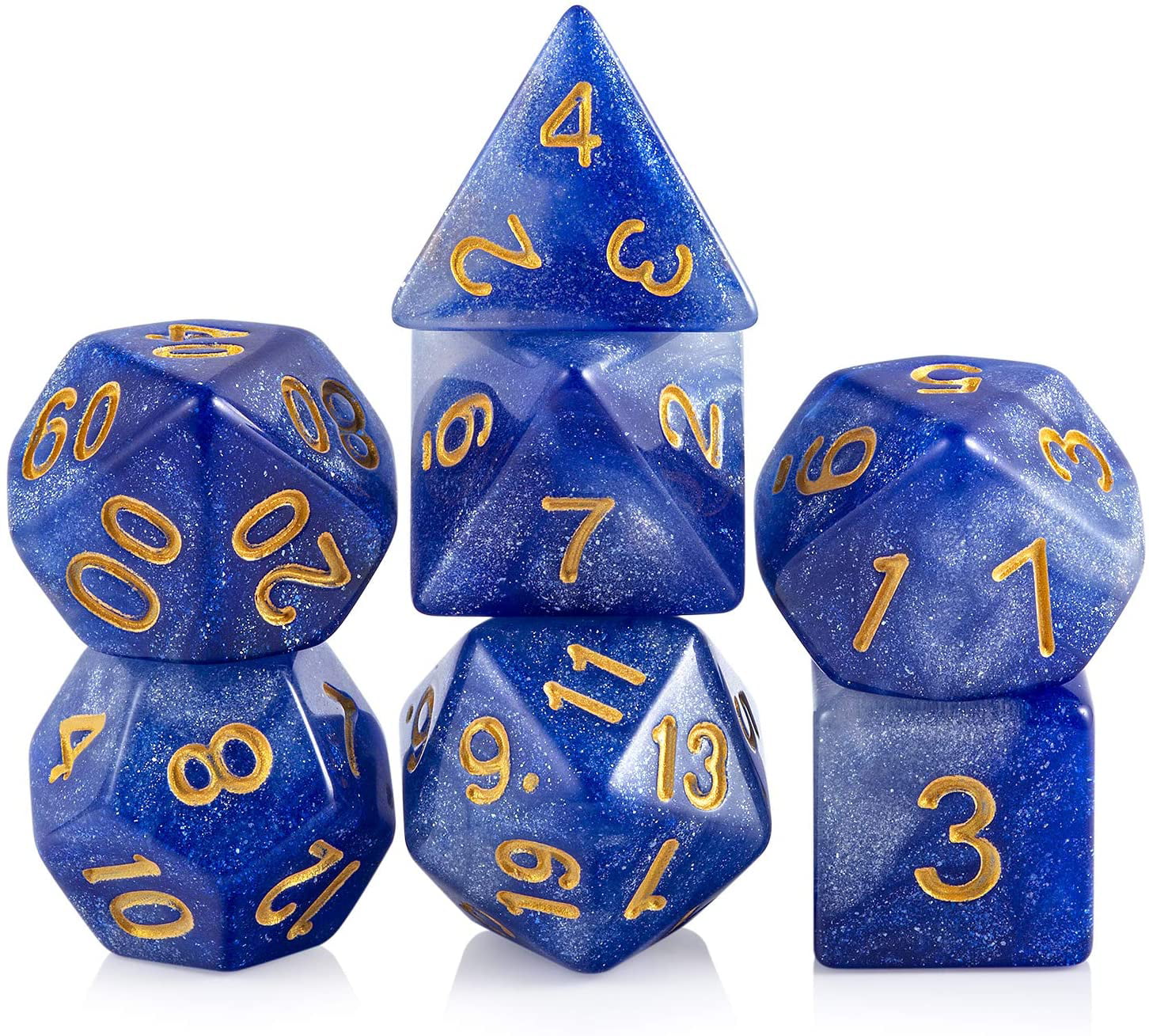 35 Pcs DD Dungeons And Dragons Dice 5 Sets RPG Games Die Dices with Pouch New 