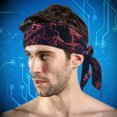 thumbnail image 3 of Muñequera Fitness Hair Bands Smooth Sweat Hair Headband Soft para Hombres Mujeres (Fast Red) Ndcxsfigh Para Estrenar, 3 of 6