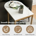 thumbnail image 6 of Costway 2Pcs C-shaped Side Table 2-Tier End Table w/ Storage Modern Compact Snack Table, 6 of 9