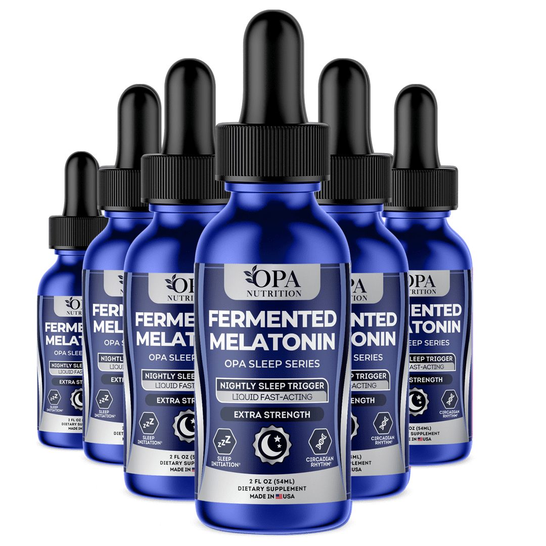 OPA Sleep Fermented Melatonin Liquid Formula with Probiotic Base for Nightly Wellness – 54sv