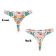 thumbnail image 3 of Fotbe Tropical Plants Tanga Sin Costuras para Mujer con Estampado – Panties Invisibles, Transpirables y Cómodos para Uso Diario-Medium, 3 of 6