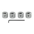 thumbnail image 2 of Guitar Speed Control Knob, Easy to Use 4pcs Electric Guitar Knobs Electric Guitar Knob, Long Service Life 1pc Hex Wrench for Instrument Lovers Guitar Black,Silver, 2 of 7