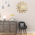 thumbnail image 3 of Calcomanías de pared de oro Diseño de sol Superficie Superficie Apartamento Decoración de apartamentos Pegatinas AS Decoración del hogar para sala de estar 27 piezas Inevent HA012040-00, 3 of 7