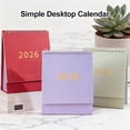 thumbnail image 4 of Dserhfy 2026 Desk Calendar Retro Style Thick Paper Time Management Planner Home Office School Daily Schedule Planner, 4 of 8