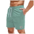 thumbnail image 2 of WILLBEST Pantalones Cortos Cortos Hombre Pantalones Cortos Casuales de Verano para Hombre, Pantalones Deportivos de Pana de Estilo Sistema de Color Sólido, 2 of 8