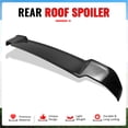 thumbnail image 3 of Ikon Motorsports Rear Window Roof Spoiler Fits 2020-2026 Land Rover Defender 90 110 130 L663 V Style ABS Carbon Fiber Print Windshield Visor Spoiler, 3 of 8