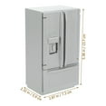thumbnail image 2 of NIYANGLE 1Set Miniature Refrigerator with Miniature Design Suitable for Furniture Model Display, 2 of 5