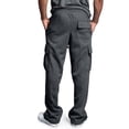 thumbnail image 6 of YNGKMEA Cargo Sweatpants for Men Relaxed Fit Open Bottom Jogger Sweatpants Oversized Wide Leg Drawstring Waist Athletic Gym Pants with Pockets, 6 of 8