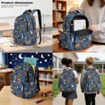 thumbnail image 3 of DISNIMO Backpack with Lunch Box, Set of 3, Cartoon Dachshund Paw Printed 17 Inch School Backpack with Pencil Case, Elementary Middle SchoolBag Bookbag, Back to School Gifts, 3 of 7