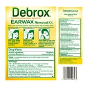 Debrox Earwax Removal Kit, Bulb Syringe and Ear Drops with Carbamide Peroxide, 0.5 Fl Oz