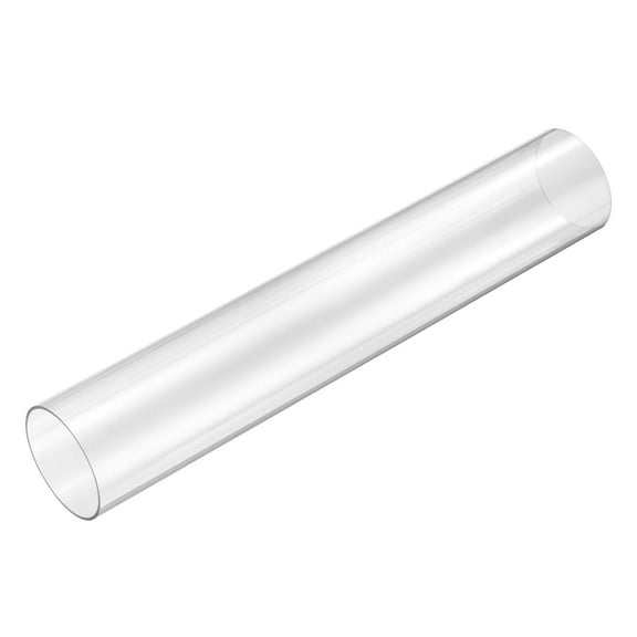 Clear Rigid Tubing 52mm(2 1/16") ID x 55mm(2 3/16") OD x 1Ft(305mm) Round Plastic Polycarbonate Tube