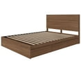 thumbnail image 2 of Nexera Milo Ensemble de Lit de Rangement Réversible 2 Pcs, Brun, Grand Lit, 2 of 8