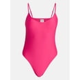 thumbnail image 5 of No Boundaries Essentials Scoop Neck One-Piece Swimsuit, Women’s XXS-XXL, 5 of 5