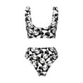 thumbnail image 6 of Rocae Seamless Pattern Cute Panda for Bikini Set for Women Two Piece Sexy High Swimsuits Split Crossover Bikini Medium, 6 of 9