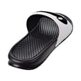 thumbnail image 2 of Nike Benassi JDI Chenille Men's Slides Black-Summit White ao2805-001, 2 of 6