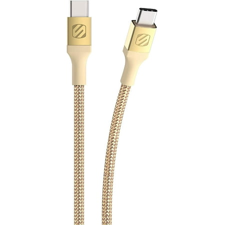 SCOSCHE CCB10GD-SP Strikeline Premium USB-C to USB-C Charge & Sync ...