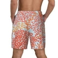 thumbnail image 2 of Rocae Corals for Men's Swim Trunks Quick Dry With Two Side Pockets and One Lined Patch PocketX-Large, 2 of 9