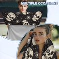 thumbnail image 6 of Kuiaobaty Skull Sun Print Car Seat Towel Cover After Gym 60 x 33 Inch Car Seat Cover Towels Front Seats with Storage Bag Absorbent Microfiber Towels, Easy to Install and Clean, 6 of 7