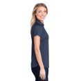 thumbnail image 3 of Port Authority Adult Female Women Electric Heather Polo Dress Blue Nvy 4X-Large, 3 of 6