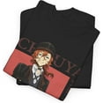 thumbnail image 3 of Bungou Anime Stray Dogs Shirt Osamu Dazai Merch Casual Short Sleeved Shirt Tee Black, 3 of 4