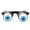 C, variant on RKSTN Halloween Decorations Halloween Funny Glasses Party Decoration Skull Hand Bat Glasses Frame Halloween Decor