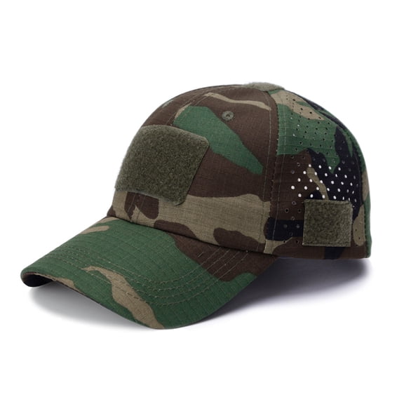 Lumtrix Men and Women Camo Hats 6 Panel Adjustable Baseball Caps Outdoor Sport Mesh Dad Hats E One Size