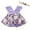 Purple, variant on JoyHoop Newborn Baby Girl Clothes Infant Dress Outfit Summer Romper Jumpsuit Headband Overall Skirt Clothing Set