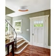 thumbnail image 2 of Bromi Design Lynch Metal Flush Mount Ceiling Light in White and Orange, 2 of 2