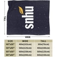 thumbnail image 3 of Southern A New Hampshire University Fleece Blanket, Very Soft Microfiber Flannel Blanket for Couch Warm and Cozy for All Seasons, Black, 3 of 6