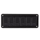 thumbnail image 5 of Panel de interruptor de palanca RV panel de interruptor de palanca de aleación de aluminio de 6 bandas 3PIN DC12V a 24V negro anodizado para motocicletas ANGGREK Otros, 5 of 8