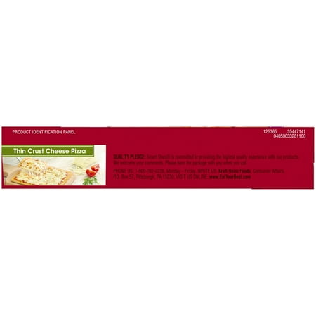 Smart Ones Thin Crust Cheese Pizza Frozen Meal, 4.4 oz Box