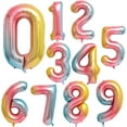 thumbnail image 4 of 40 Inch Large Foil Helium Number Balloon Birthday Wedding Party 0-9 (Baby Blue, 9), 4 of 5