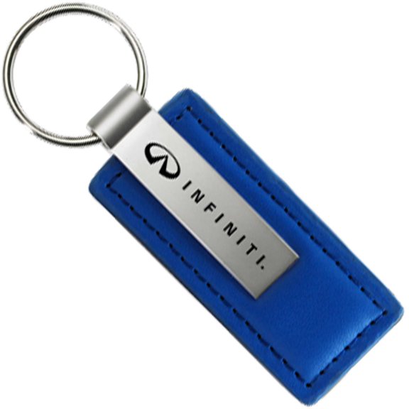 Infiniti Leather Keychain (Blue)