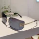 thumbnail image 3 of KAMMPT-gafas de sol de Metal sin montura para mujer, lentes de sol con diseño de marca Original, estilo Punk, para conducir, para vacaciones y playa, 3 of 5