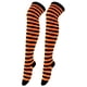 thumbnail image 1 of Xiao Hua 1 par de calcetines por encima de la rodilla, hasta la rodilla, para mujer, para cosplay, uso diario, color naranja., 1 of 2