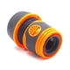 thumbnail image 5 of 2 conectores rápidos para manguera de jardín de 3/4", para lavado de autos, de plástico, para jardín, color naranja, 5 of 6