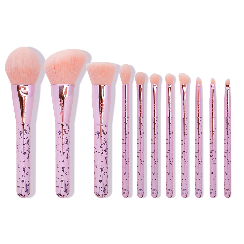 Docolor 11 PieceMakeup Brush Set Kabuki Foundation Blending Brush Face