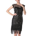 thumbnail image 1 of Ketyyh-chn99 Robes de Soirée pour Femmes Robe Cocktail Femme Mode Élégante Robe de Soirée pour Dames Noir,G, 1 of 3