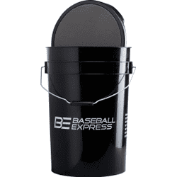 Baseball Express Empty Ball Bucket with Padded (Best Bucket Of Baseballs)