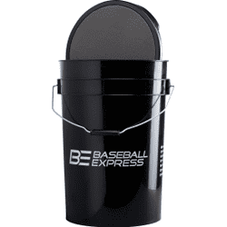 2 Ball Golden Classic Baseball - Baseball Express Empty Ball Bucket with Padded Lid