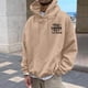 thumbnail image 3 of MHFRRA Sudaderas y Sudaderas para Hombre, Informales, Holgadas, con Estampados para Otoño E Invierno Caqui, 3 of 5